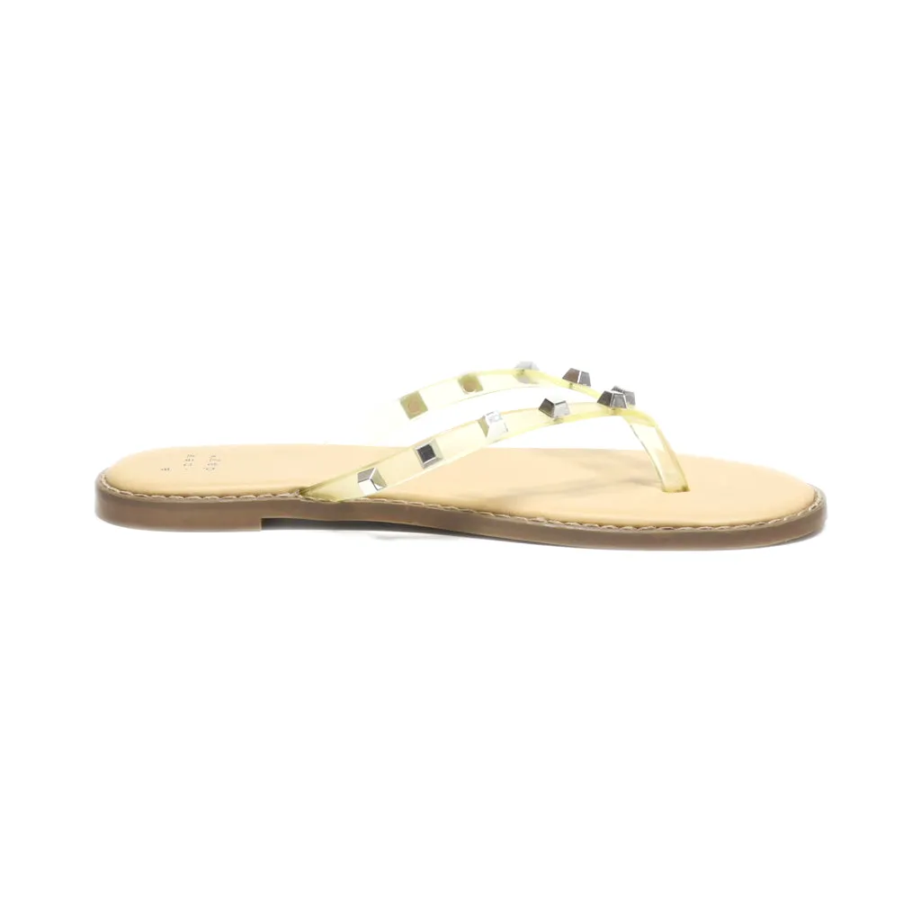 A New Day Flip Flops Rubber Transparent Colour For Women