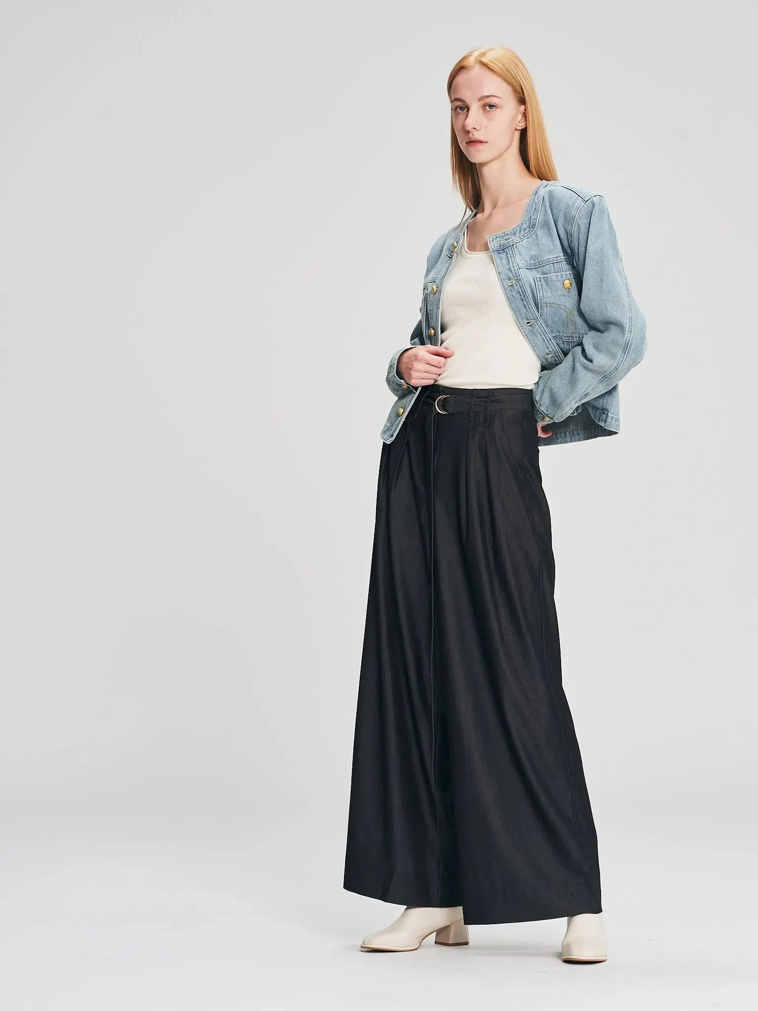 A17167 Wide Leg Dress Pants