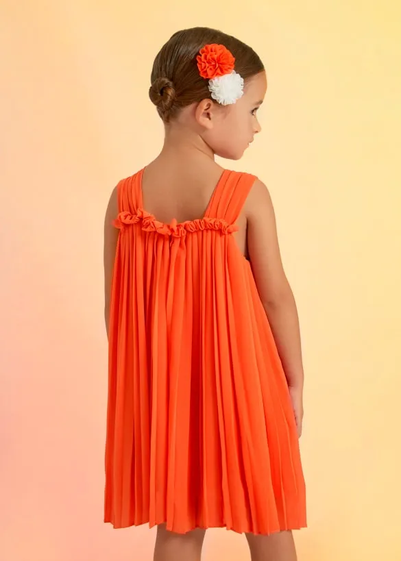 ABE Orange chiffon Dress