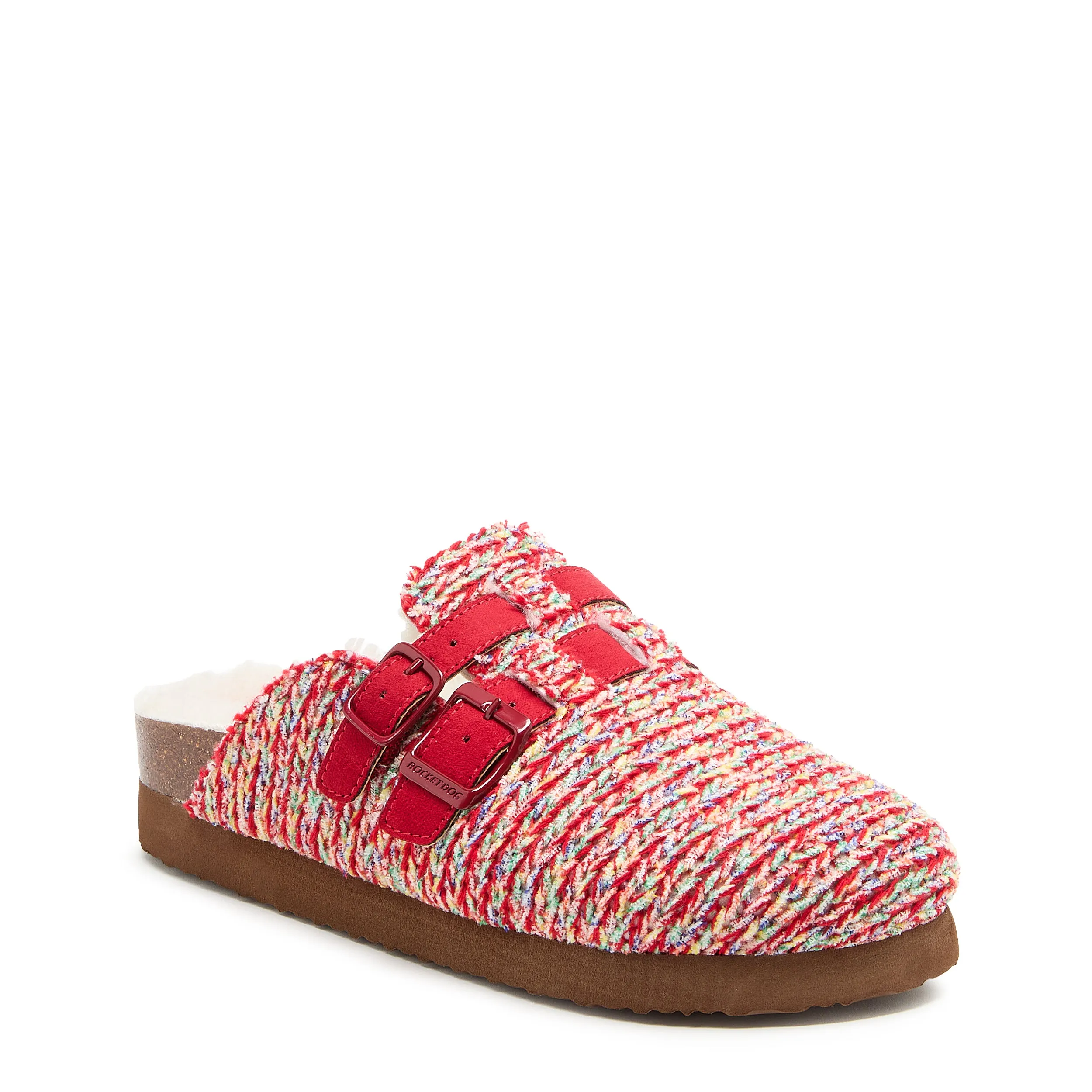 Abel Plus Red Multi Clogs