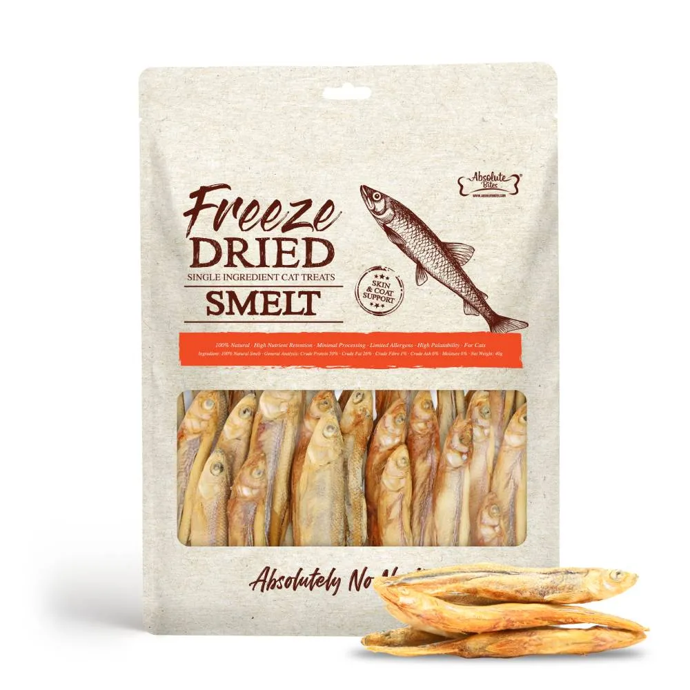 Absolute Bites Cat Freeze-Dried Smelt 40g