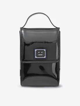 Acne Studios Kids Mini Crossbody Face Bag in Black