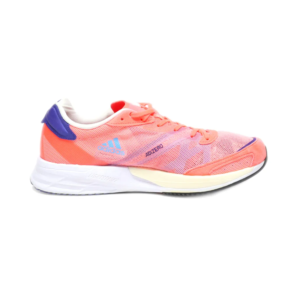 Adidas Adizero Adios 6 Sport Shoes Fabric Orange Colour For Women