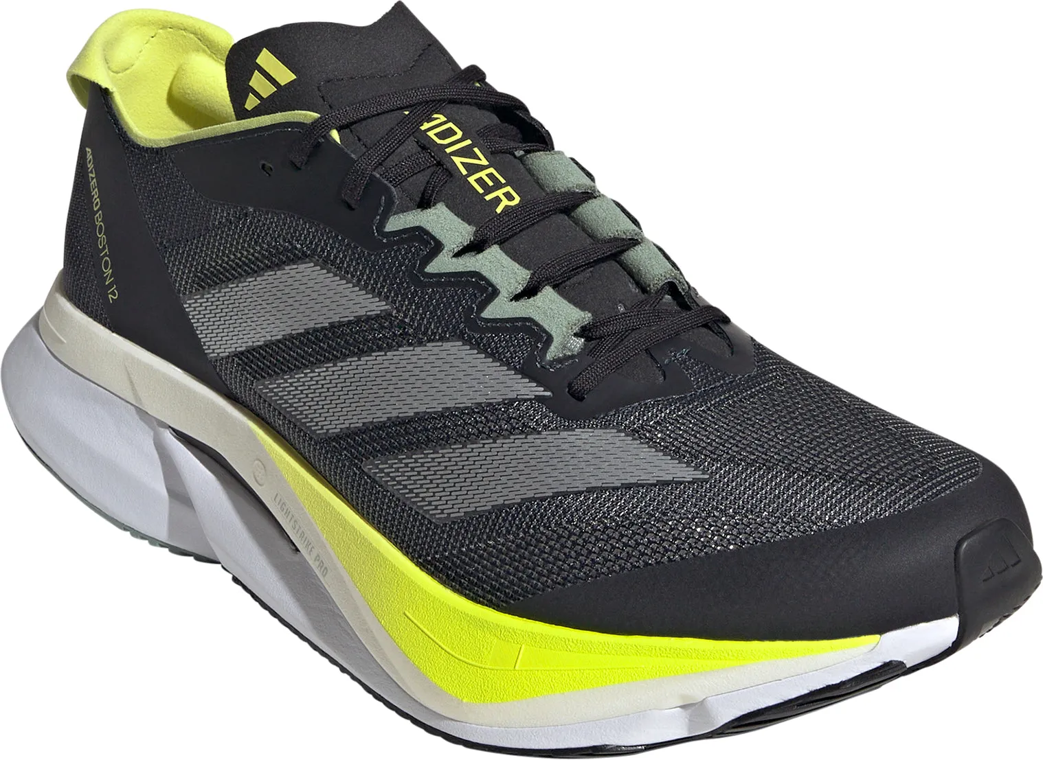 adidas Adizero Boston 12 Mens Running Shoes - Black