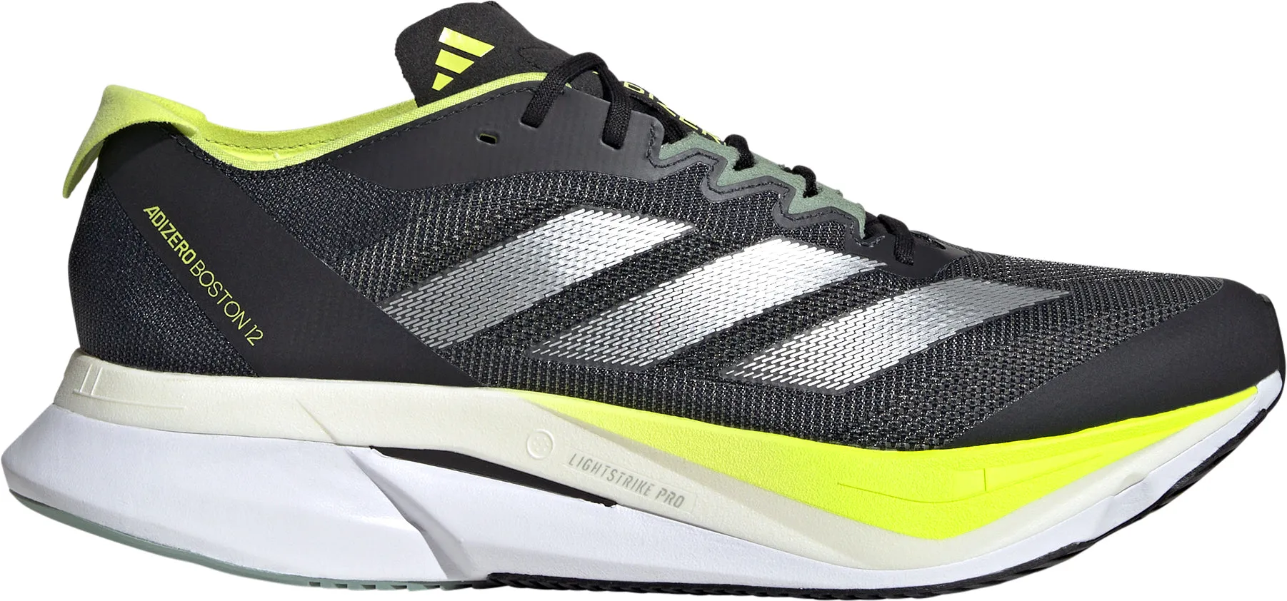 adidas Adizero Boston 12 Mens Running Shoes - Black