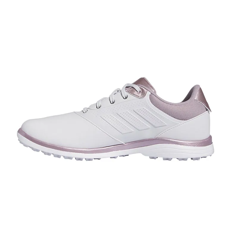 ADIDAS Alphaflex Women's Spikeless Shoes (White/Purple)