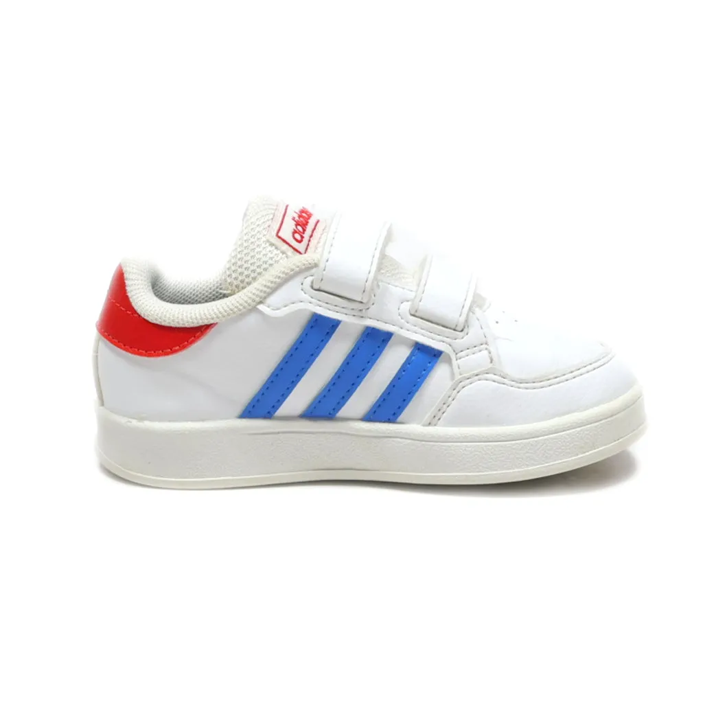 Adidas Breaknet Sport Shoes Leather White Colour For Kids