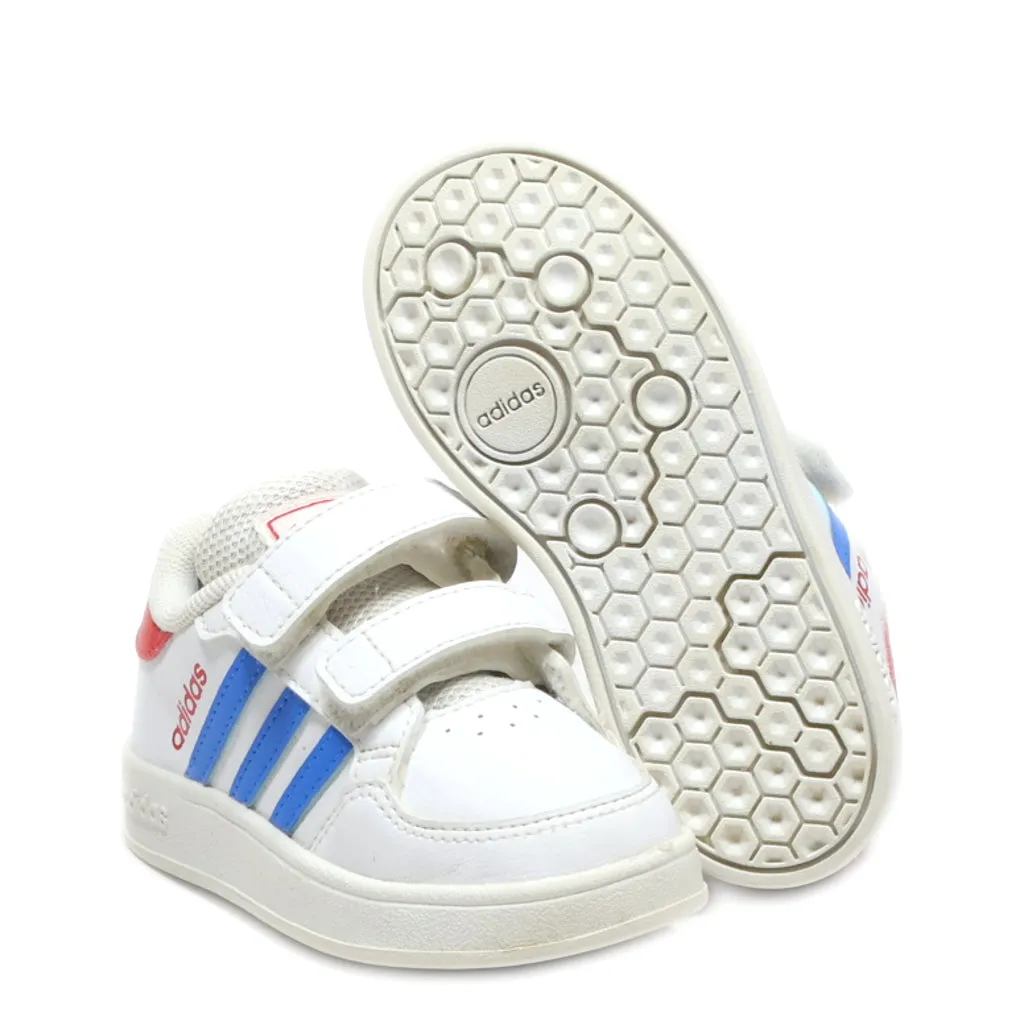 Adidas Breaknet Sport Shoes Leather White Colour For Kids