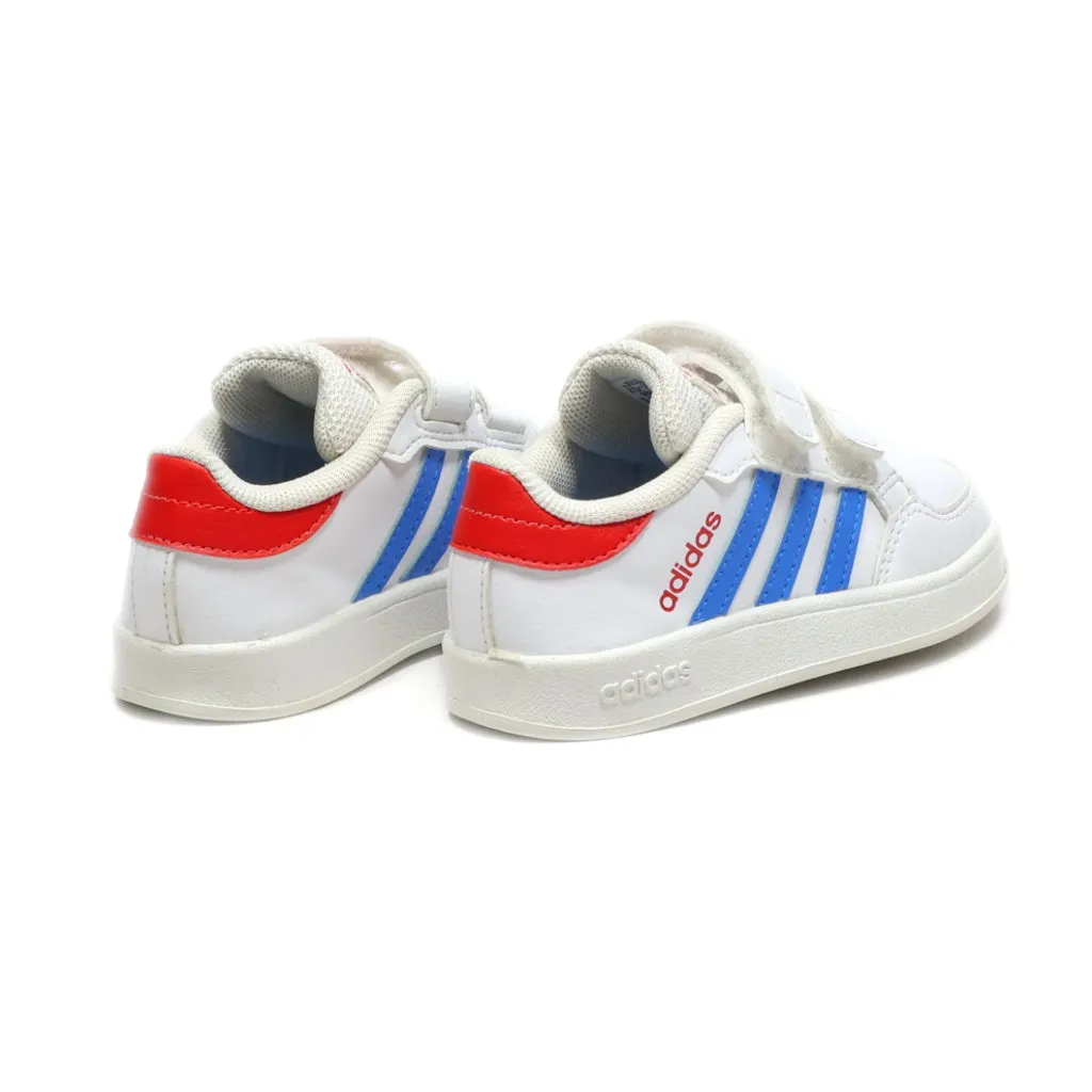 Adidas Breaknet Sport Shoes Leather White Colour For Kids