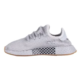 Adidas Deerupt Muted Neons Sport Shoes Fabric Grey Colour For Men