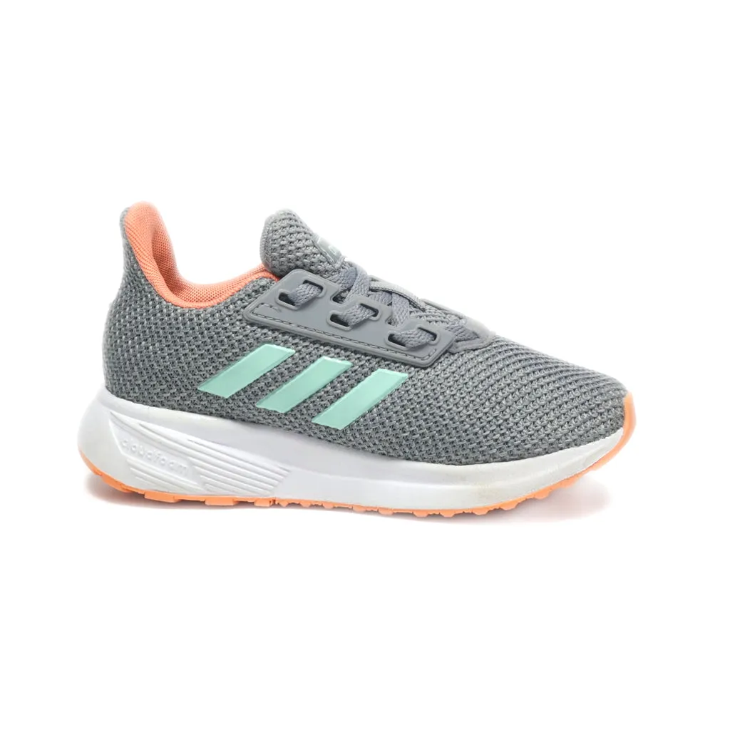 Adidas Duramo 9 Sport Shoes Fabric Grey Colour For Kids