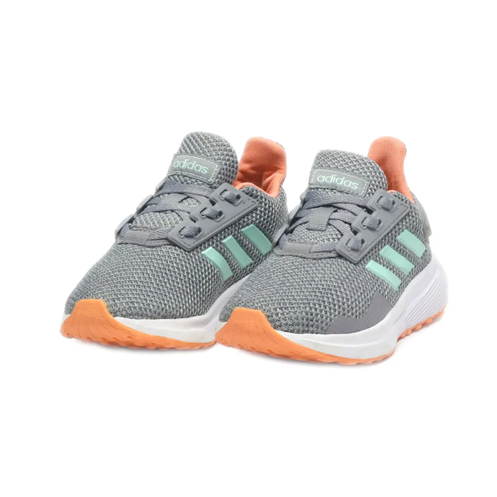 Adidas Duramo 9 Sport Shoes Fabric Grey Colour For Kids