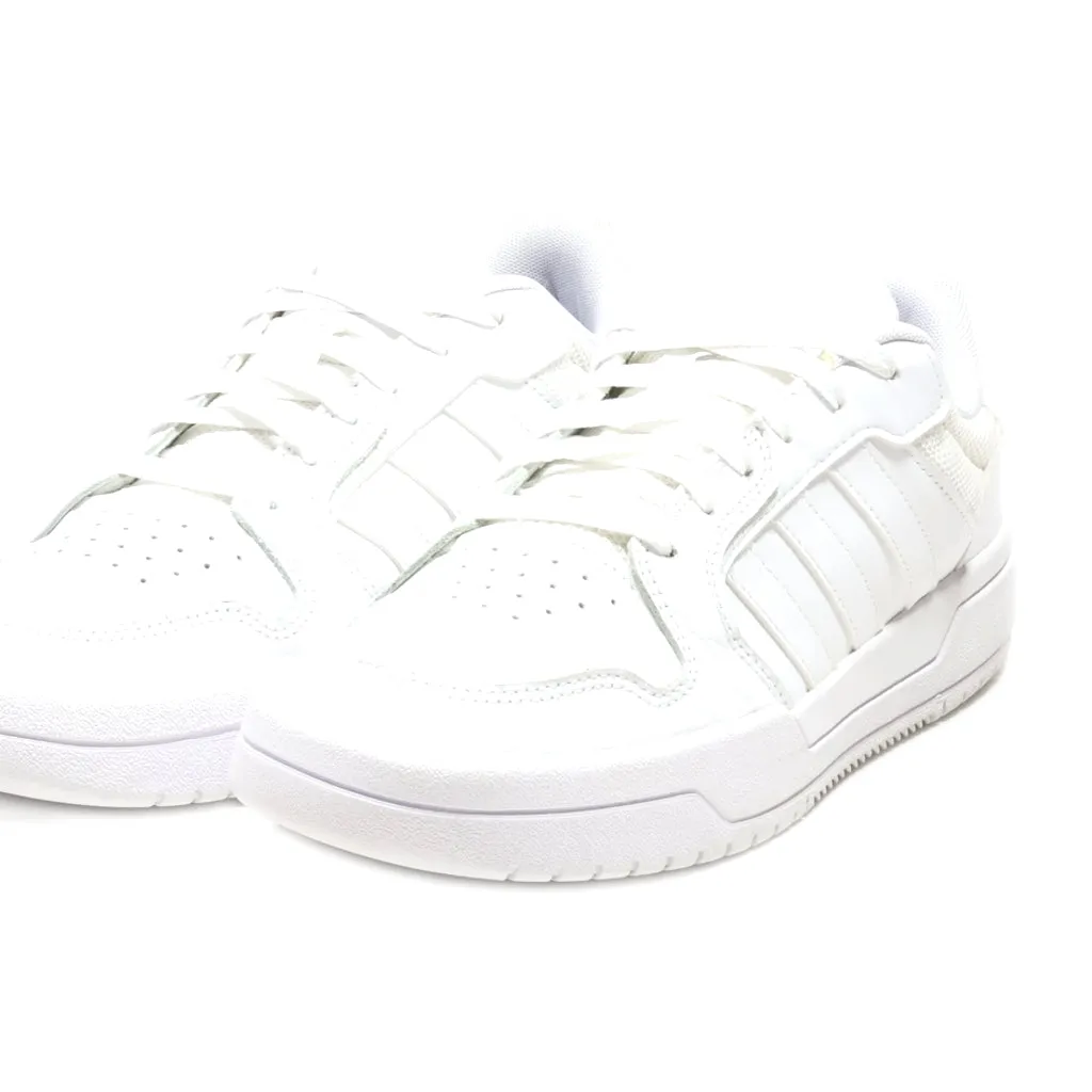 Adidas Entrap Low-Top Sneakers Leather White Colour For Men