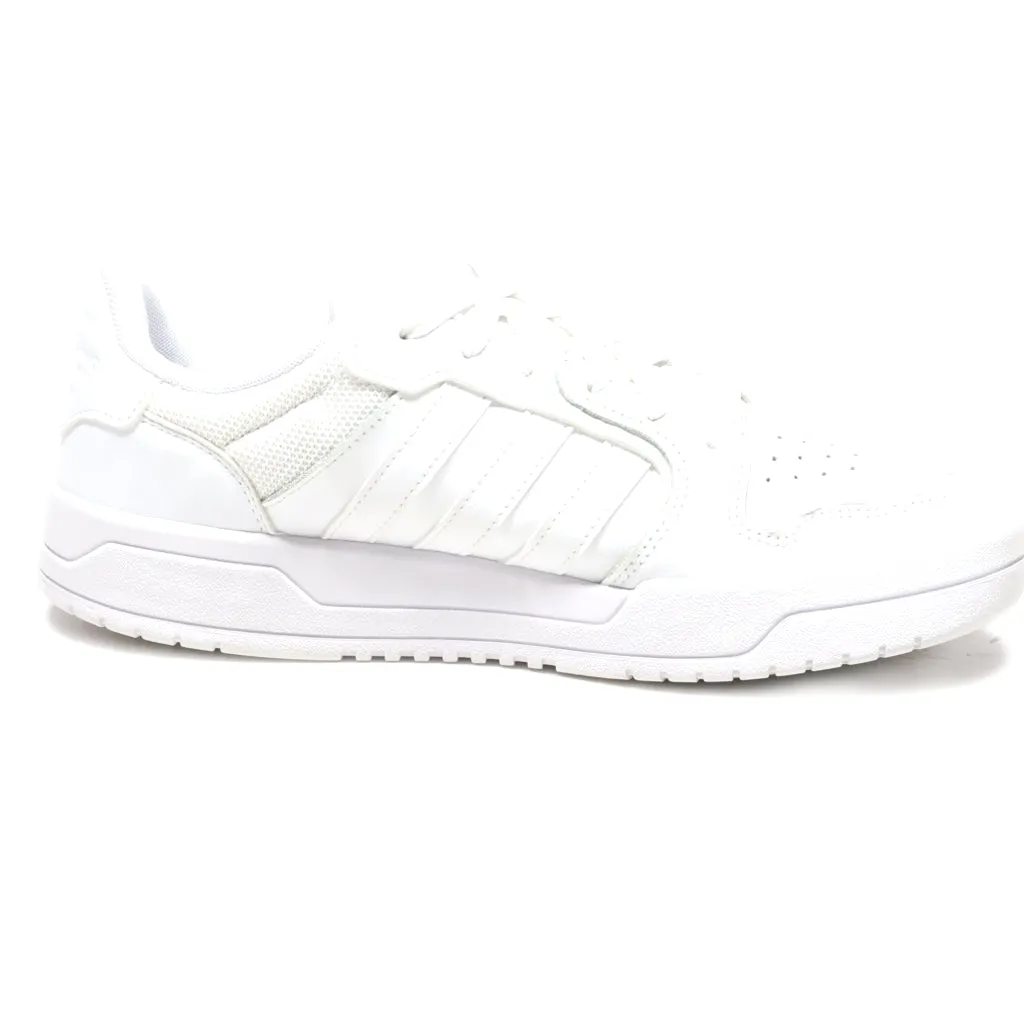 Adidas Entrap Low-Top Sneakers Leather White Colour For Men