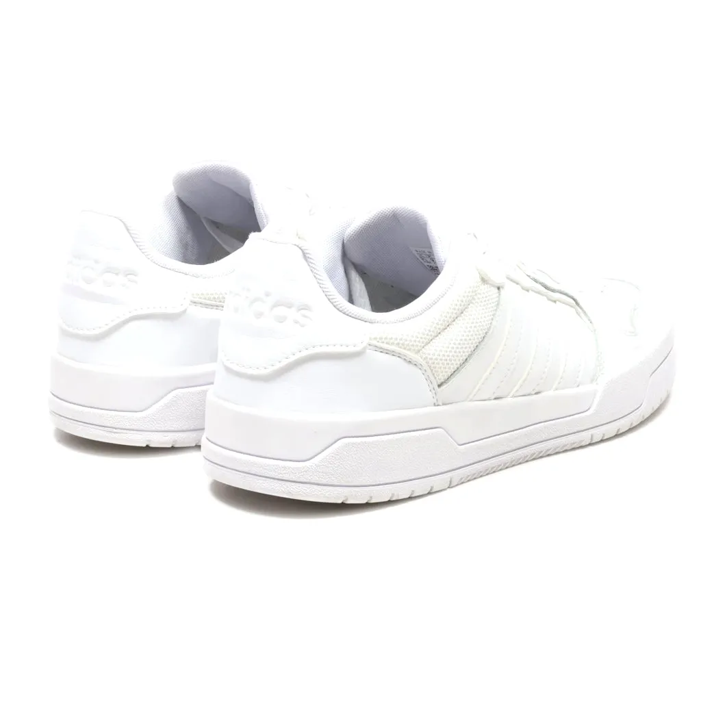 Adidas Entrap Low-Top Sneakers Leather White Colour For Men