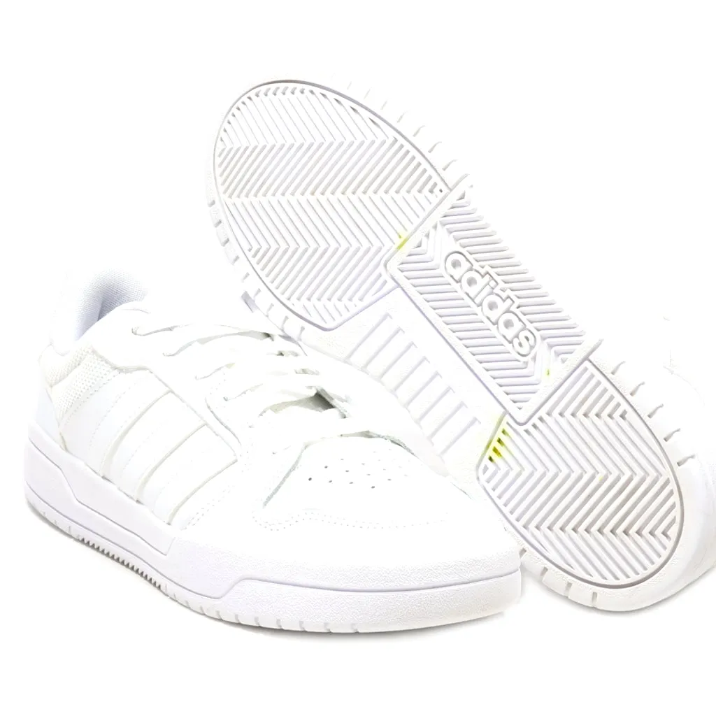 Adidas Entrap Low-Top Sneakers Leather White Colour For Men