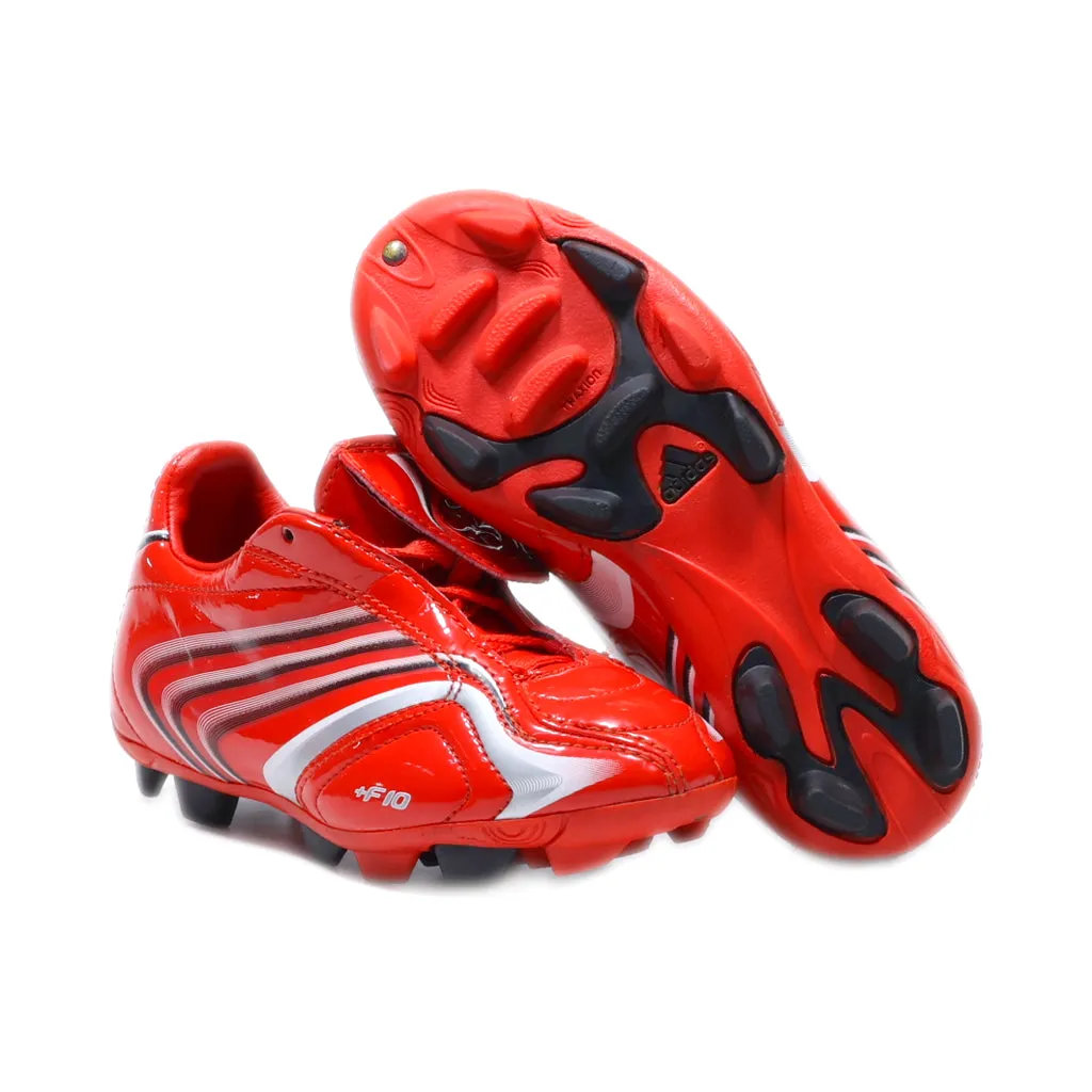 Adidas F10 Sport Shoes Leather Red Colour For Kids