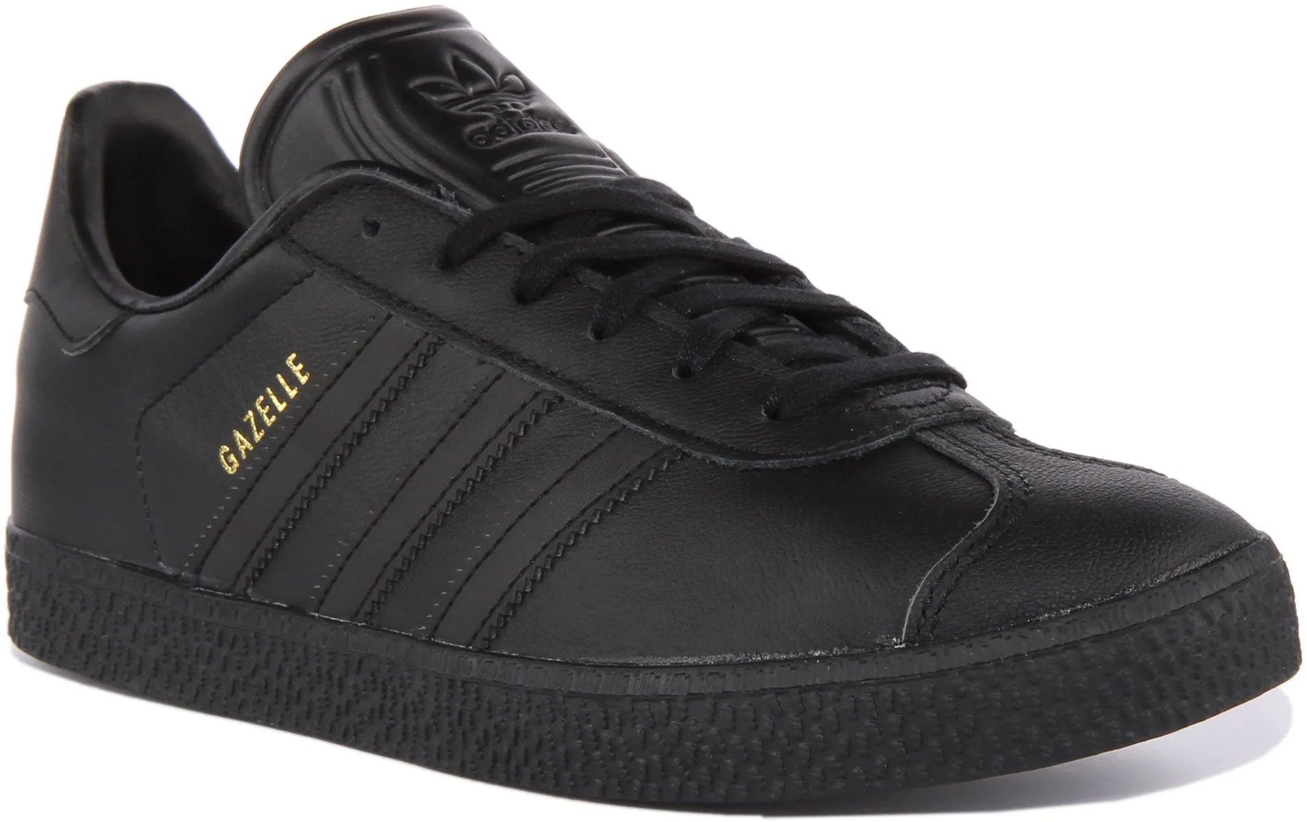 Adidas Gazelle In Black For Youth