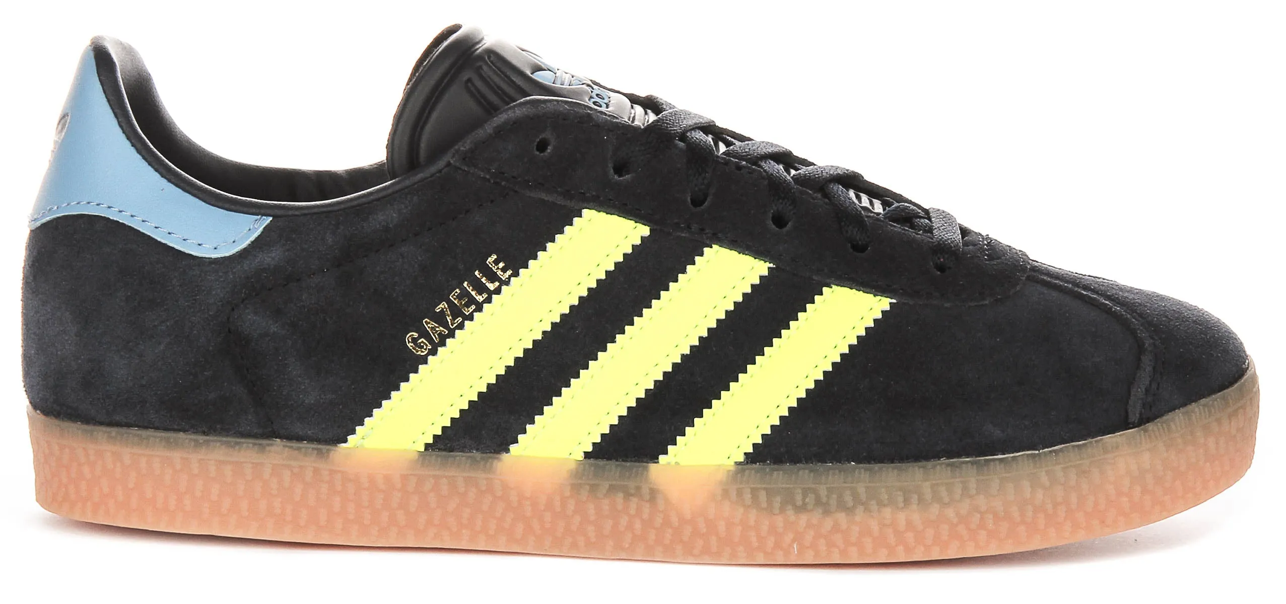 Adidas Gazelle J In Navy Yellow For Youth