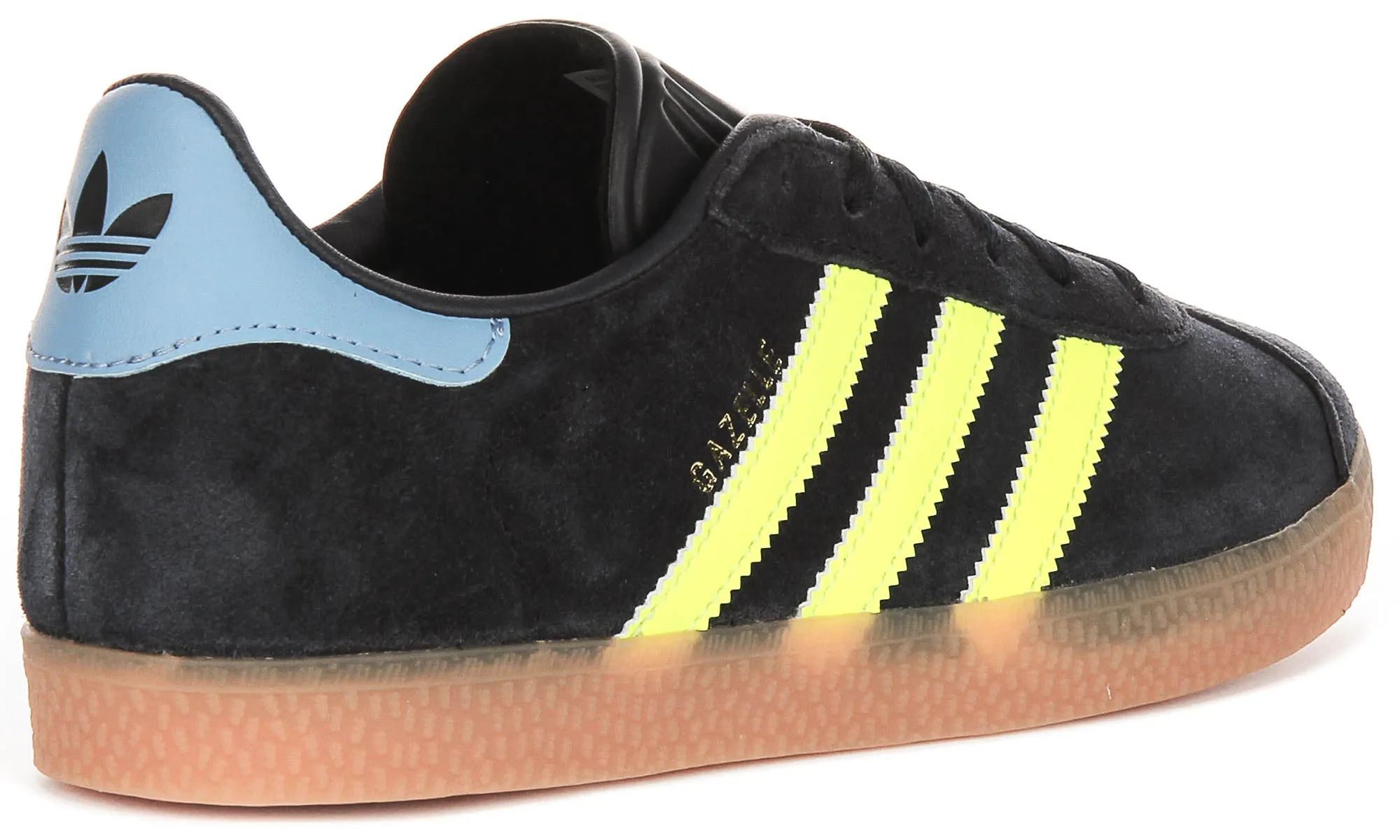 Adidas Gazelle J In Navy Yellow For Youth