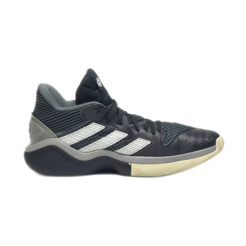 Adidas Harden Stepback Sport Shoes Suede Black Colour For Men