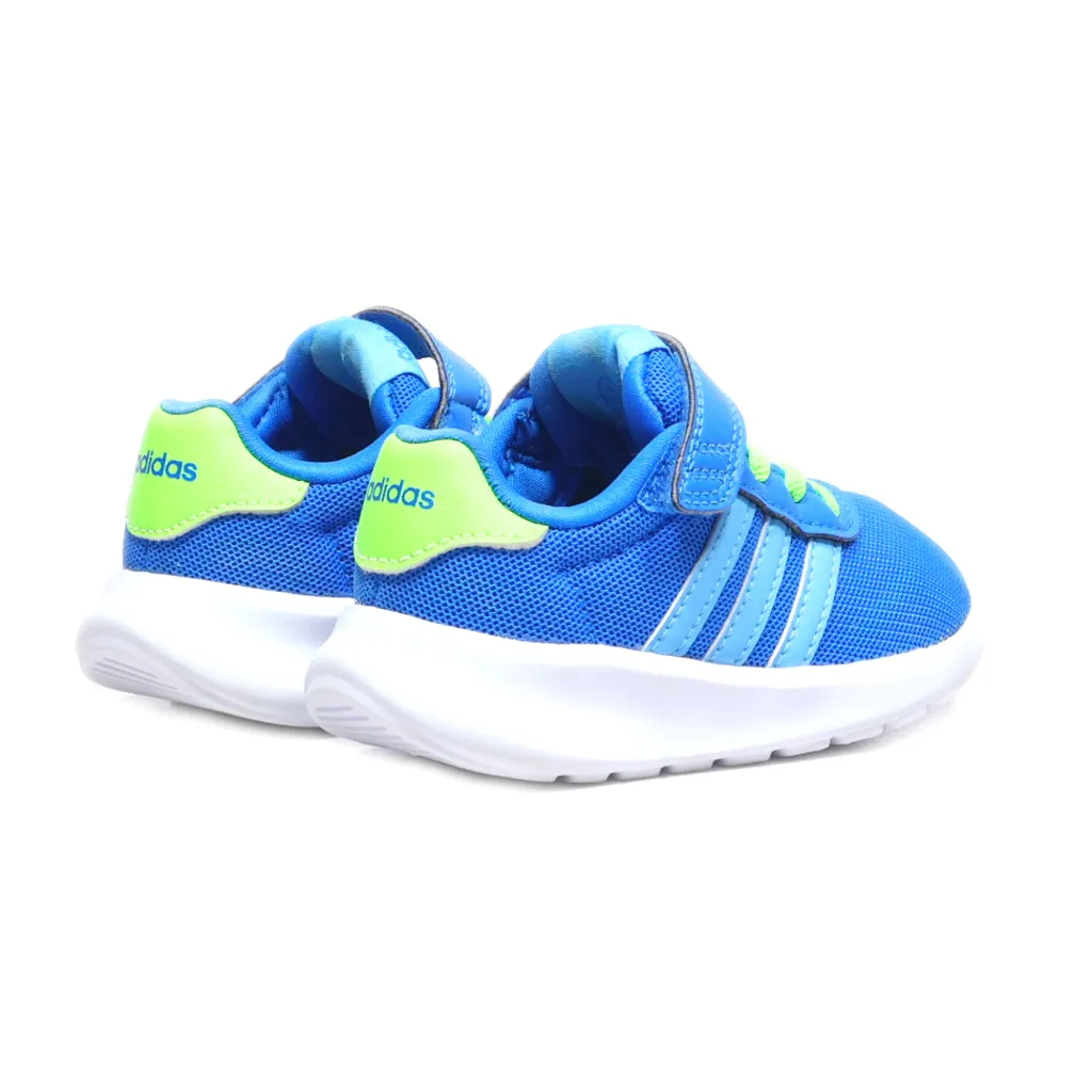 Adidas Lite Racer Sport Shoes Fabric Blue Colour For Kids