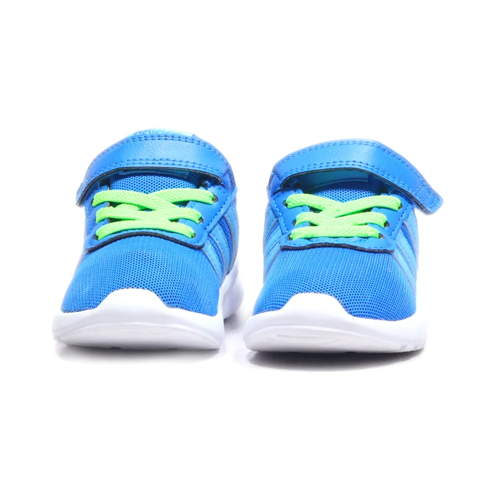 Adidas Lite Racer Sport Shoes Fabric Blue Colour For Kids