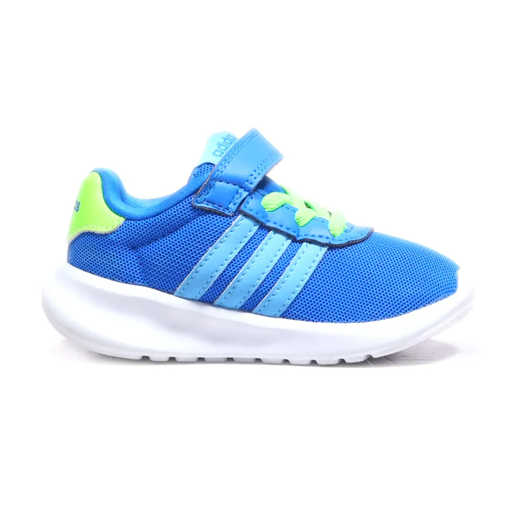 Adidas Lite Racer Sport Shoes Fabric Blue Colour For Kids