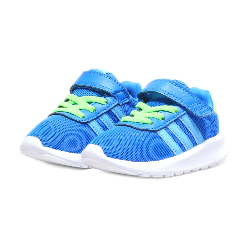 Adidas Lite Racer Sport Shoes Fabric Blue Colour For Kids