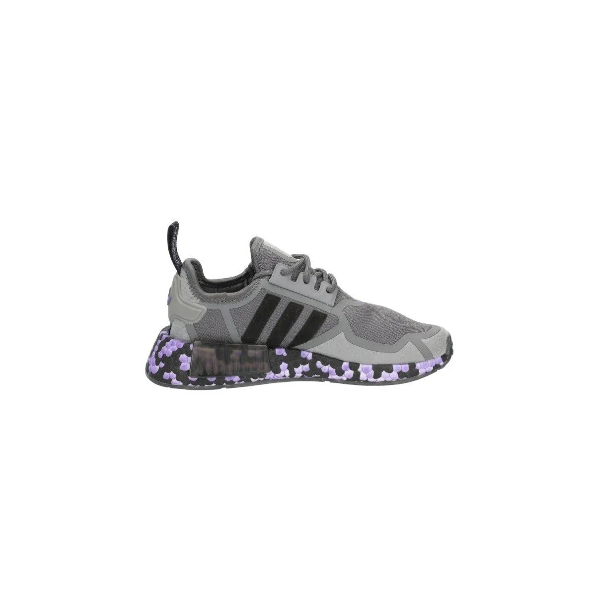 Adidas Nmd_R1 Sport Shoes Fabric Grey Colour For Kids