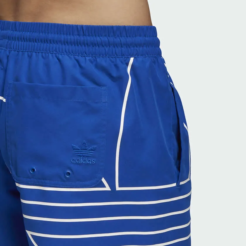 Adidas Originals Men's Big Trefoil Outline Swim Shorts GE0801