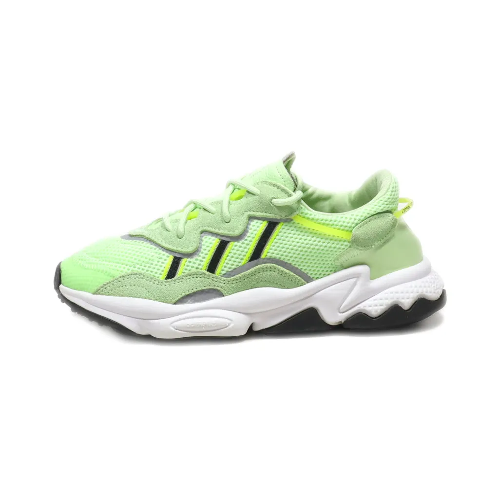 Adidas Ozweego Sport Shoes Leather Green Colour For Women