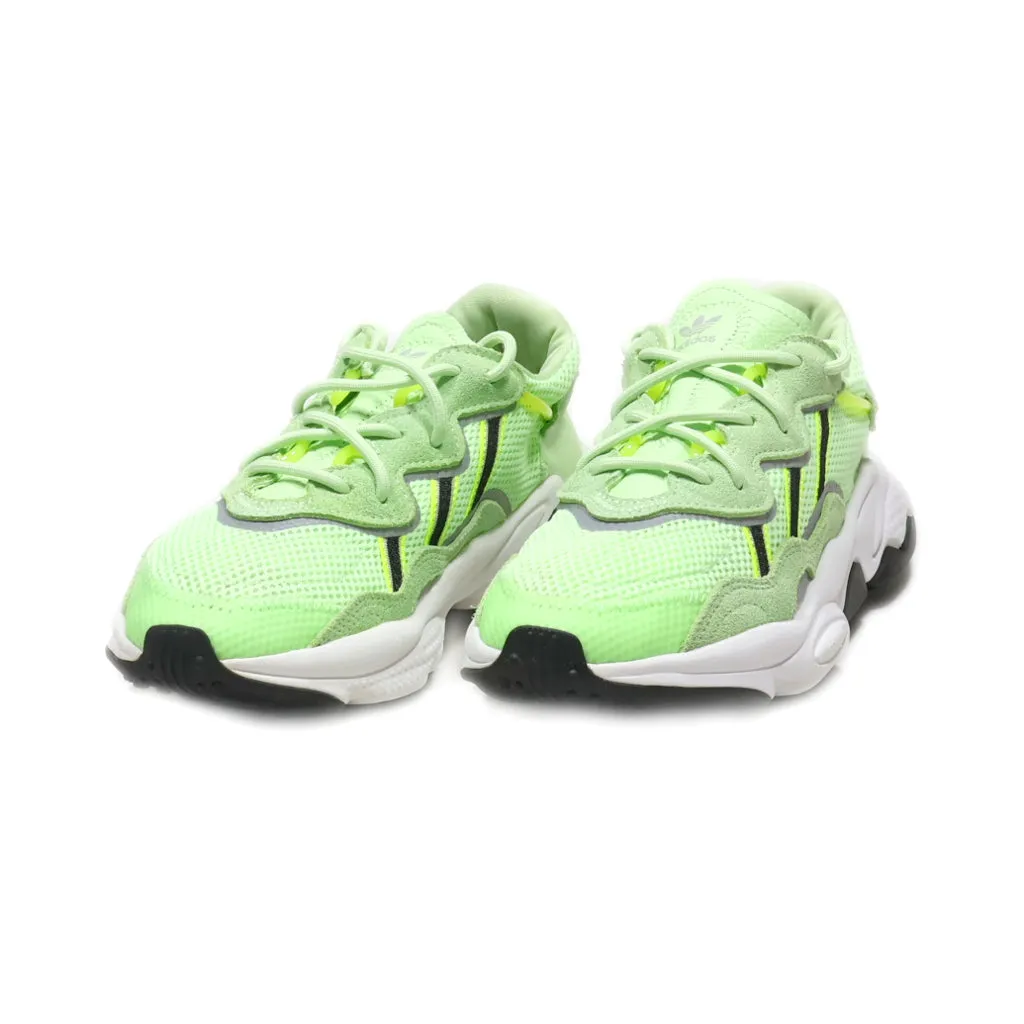 Adidas Ozweego Sport Shoes Leather Green Colour For Women