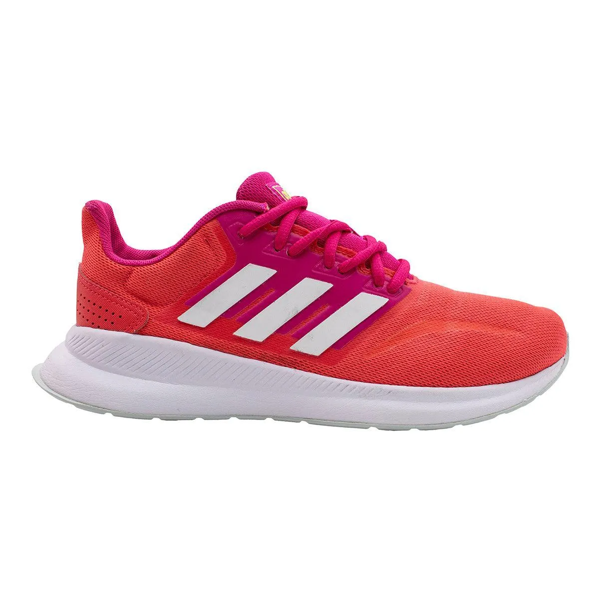 Adidas Runfalcon Running Sport Shoes Fabric Orange Colour For Kids