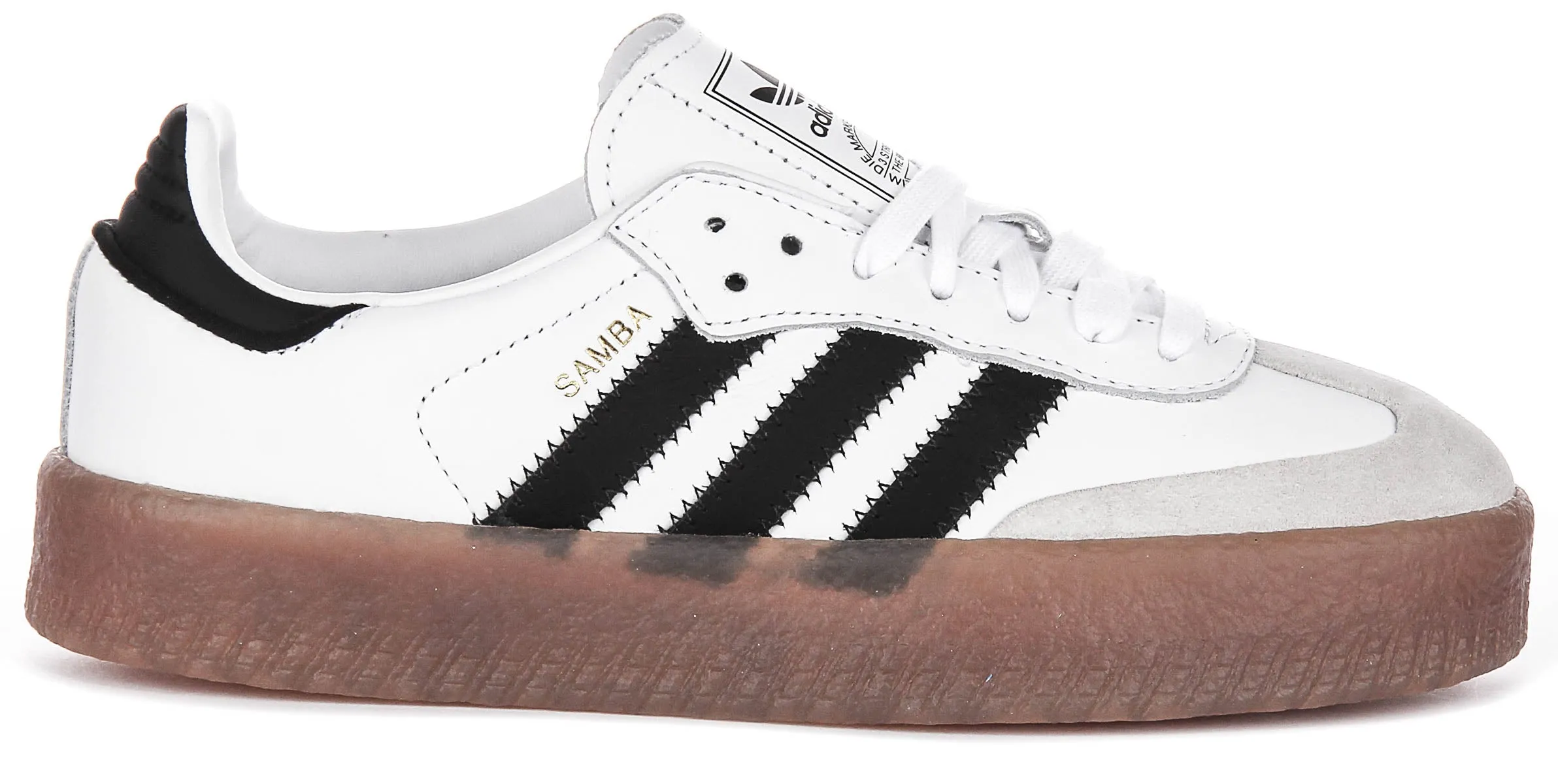 Adidas Sambae In White Black For Women