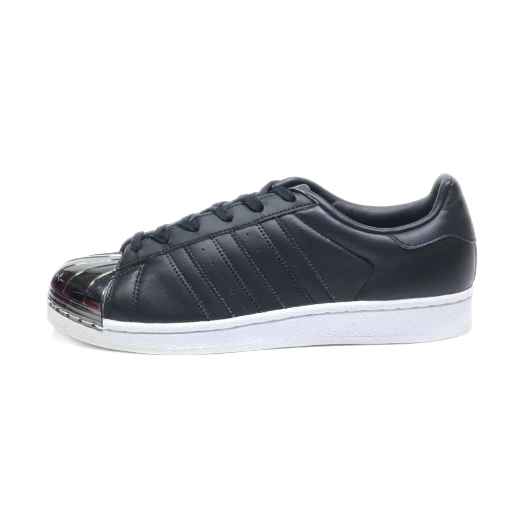 Adidas Superstar Low-Top Sneakers Leather Black Colour For Women