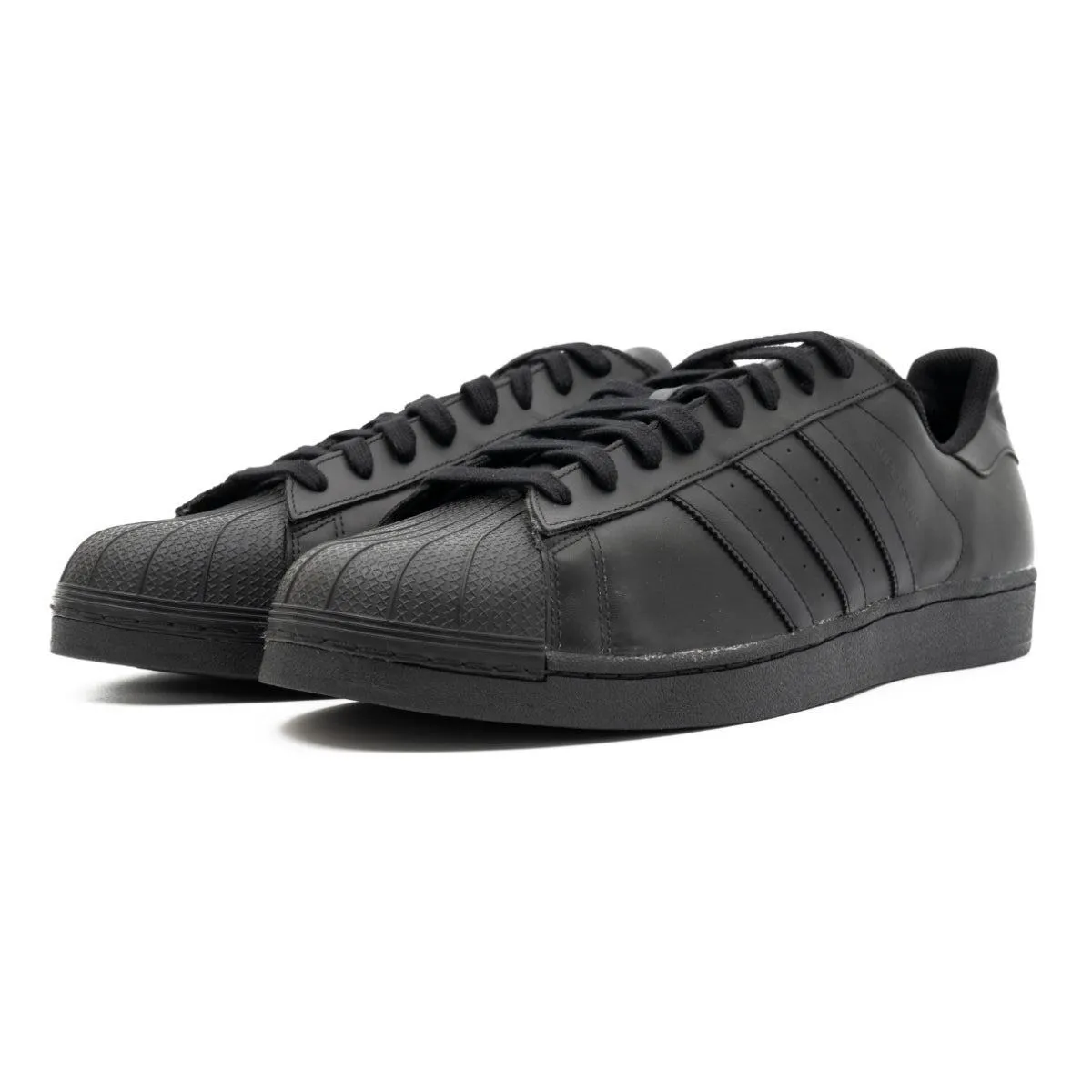 Adidas Superstar Sport Shoes Leather Black Colour For Men