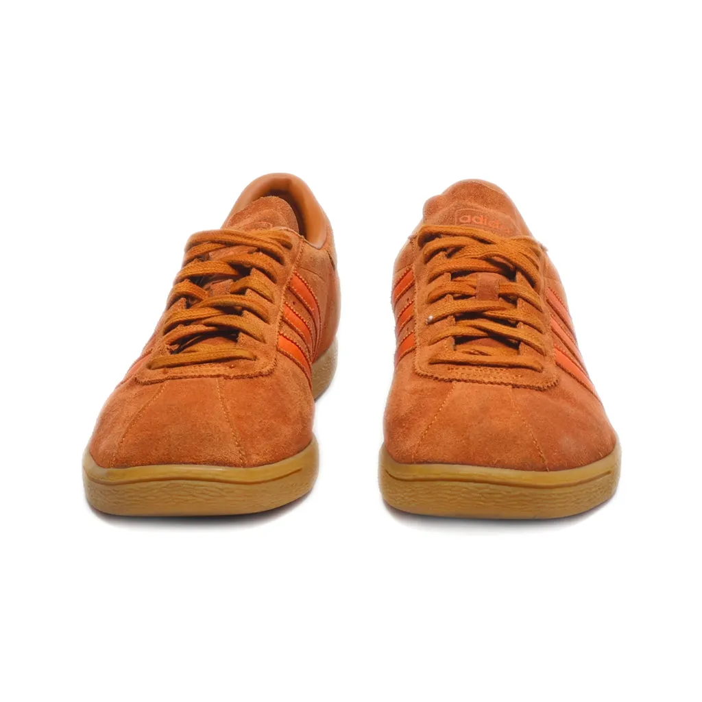 Adidas Tobacco Low-Top Sneakers Suede Orange Colour For Men