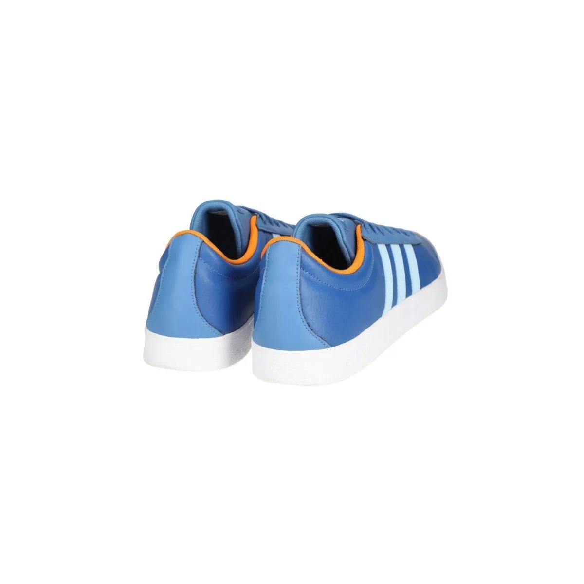 Adidas Vl Court 2.0 Low-Top Sneakers Fabric Blue Colour For Men