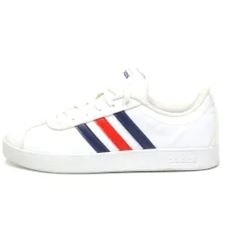 Adidas Vl Court Low-Top Sneakers Pu Leather White Colour For Women