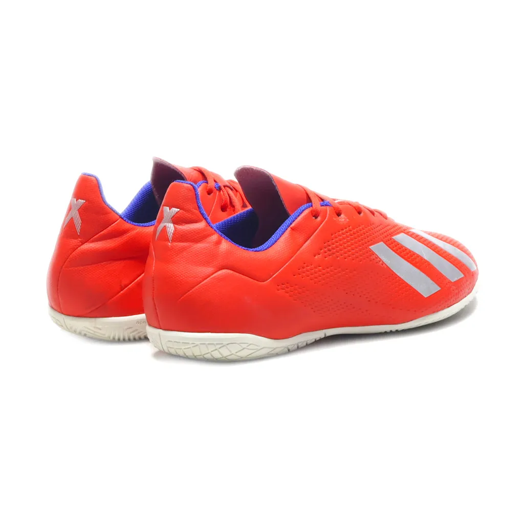 Adidas X 18.4 Sport Shoes Leather Red Colour For Men