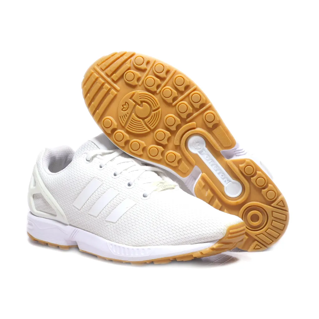 Adidas Zx Flux Sport Shoes Fabric White Colour For Women