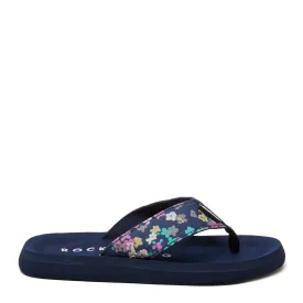 Adios Navy Multi Recycled Cotton Flip-Flops