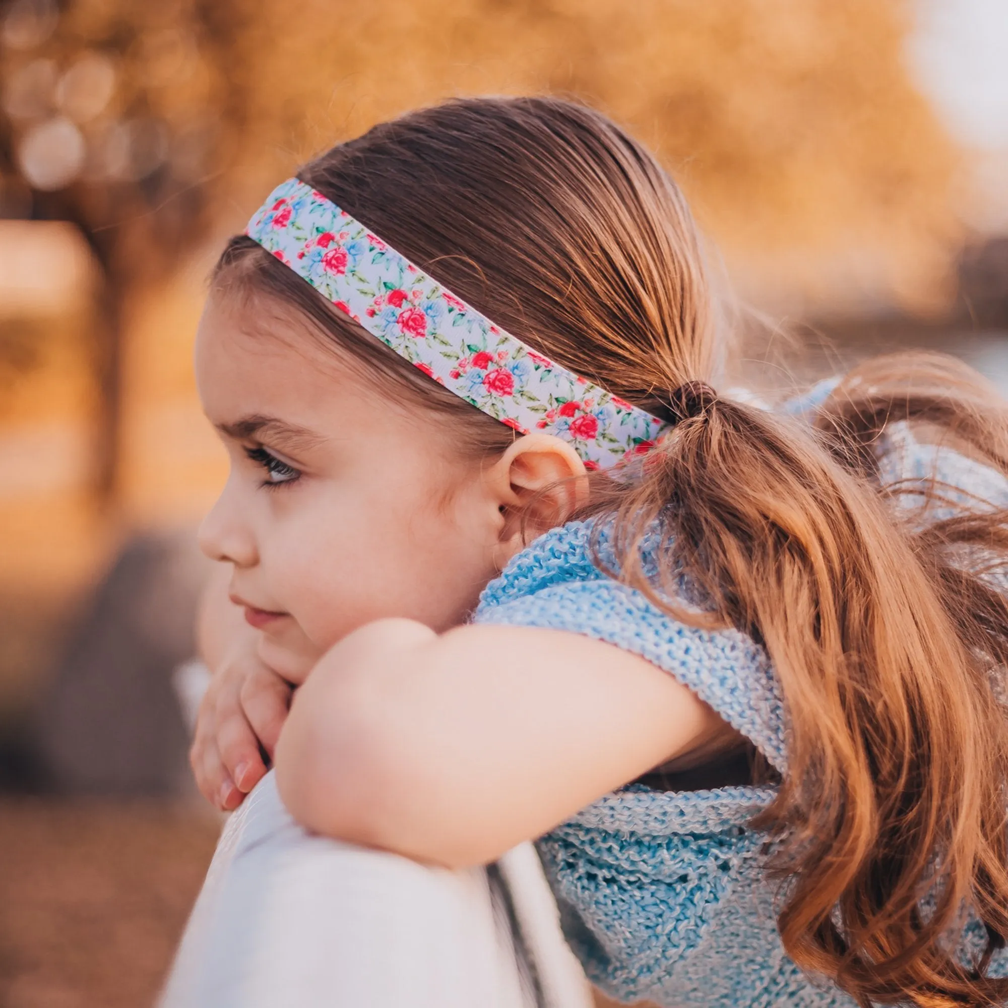 Adjustable No Slip Floral Headband