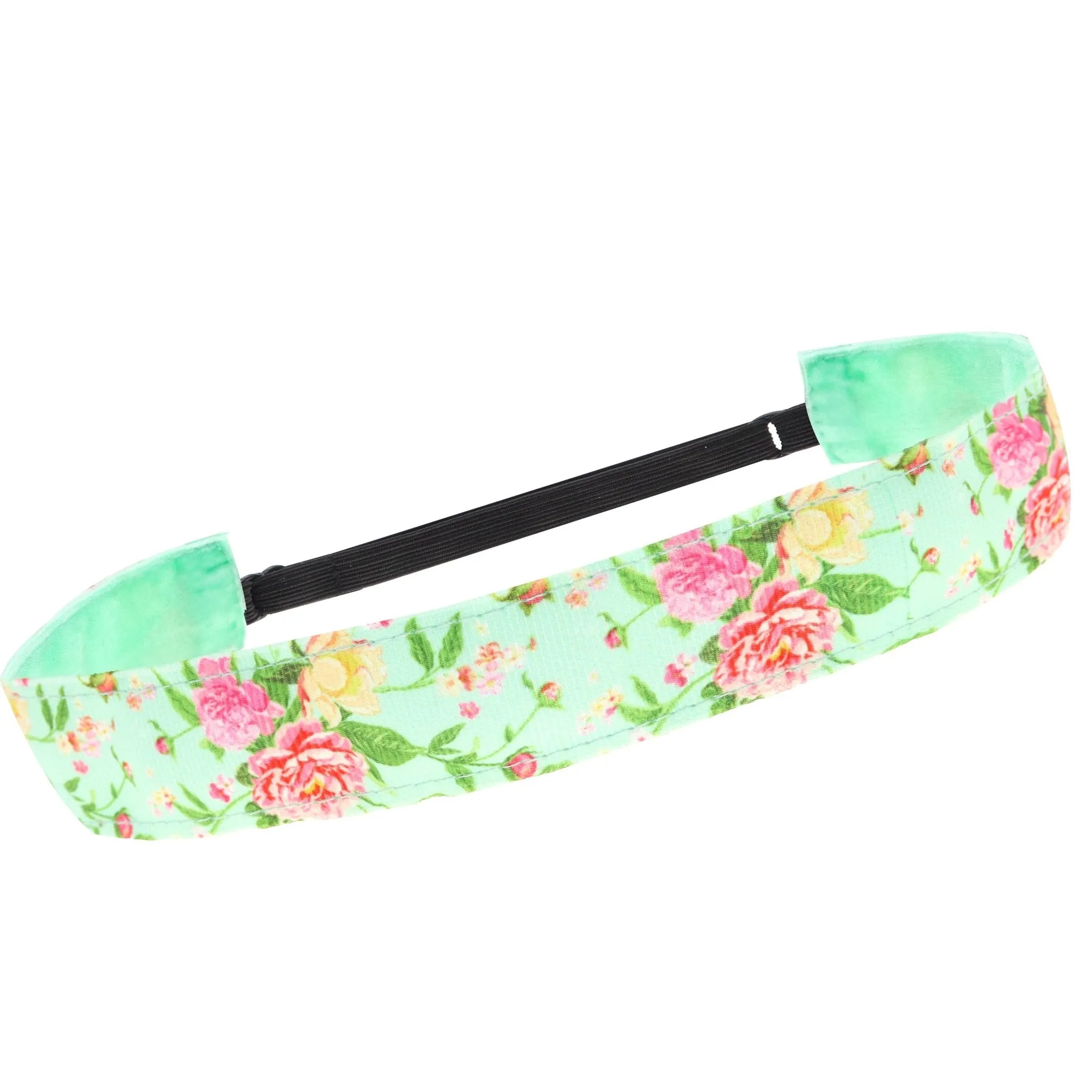 Adjustable No Slip Floral Headband