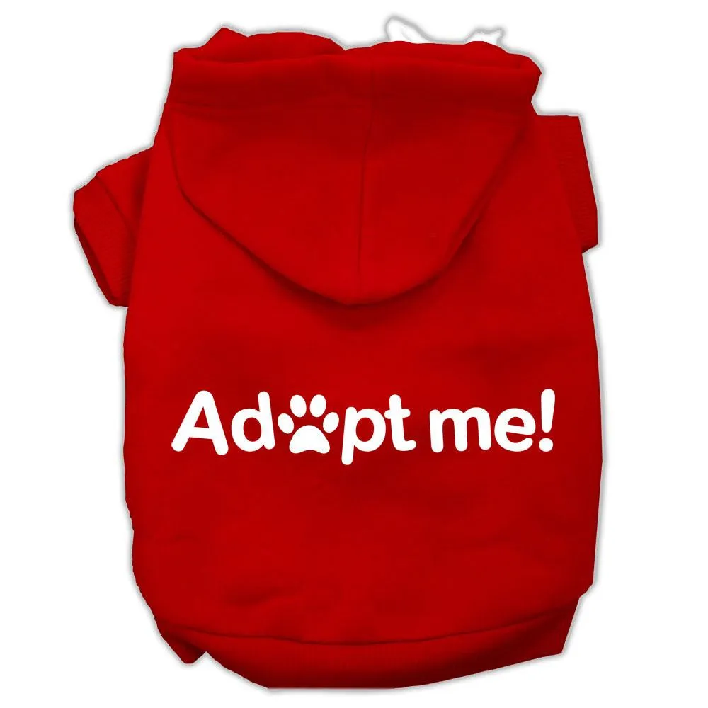 Adopt Me Screen Print Pet Hoodies Red Size Lg (14)