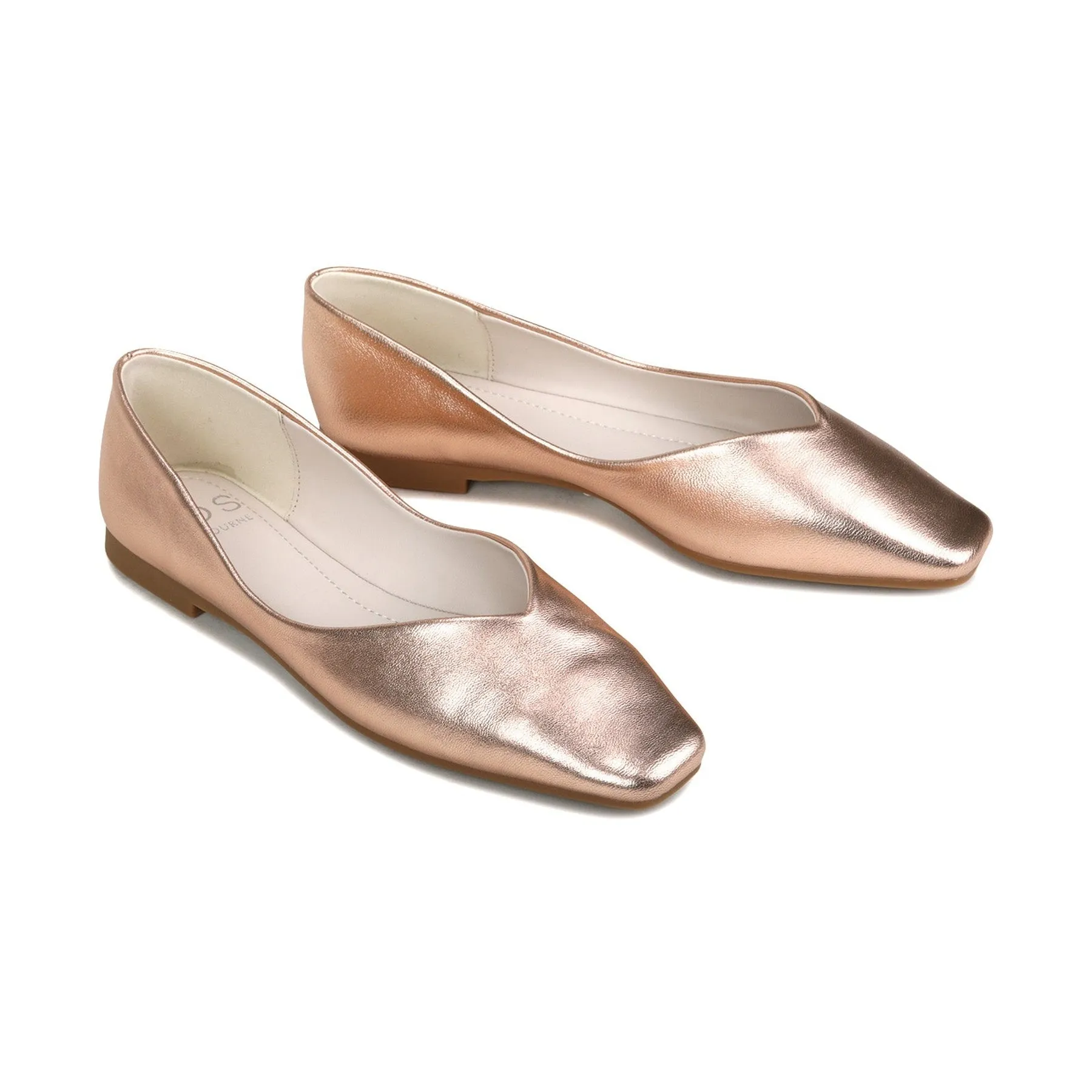 ADRIANA LEATHER BALLET FLATS