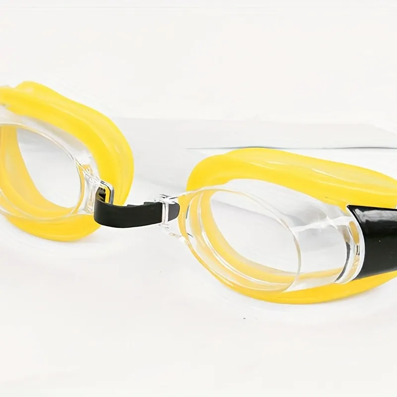 Adult Adjustable Waterproof AntiFog Swimming Goggles for Water Sports