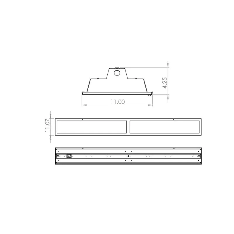 Advantage Environmental Lighting CHBL Commercial High Bay Wired for or with LED Tubes