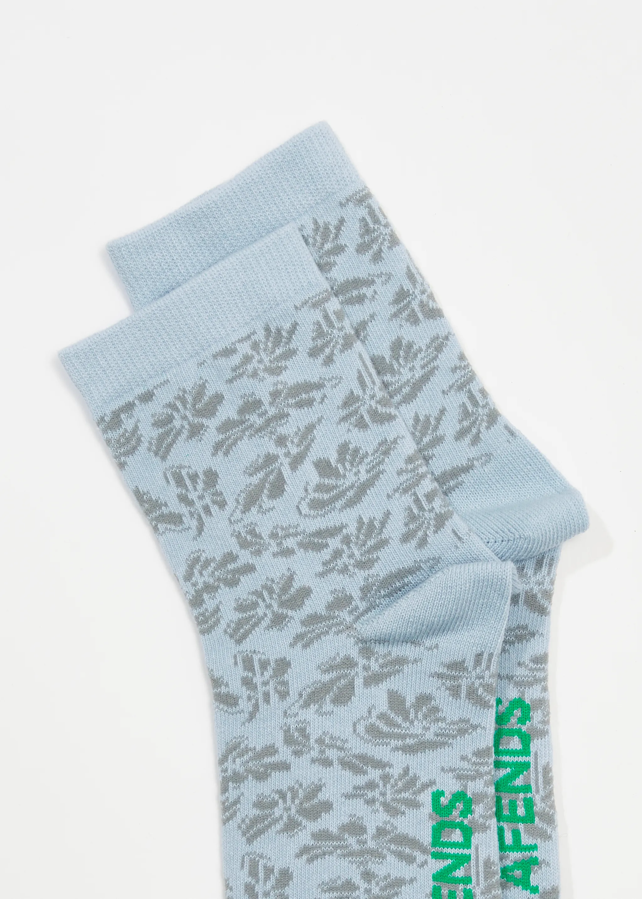 AFENDS Unisex Rhye - Crew Socks - Powder Blue